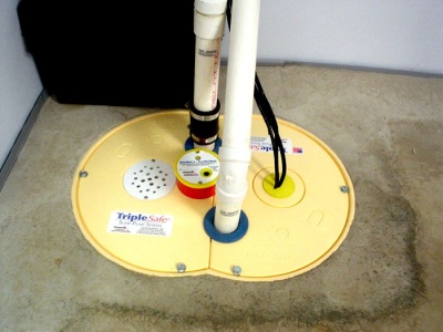 Sump Pump install by Drain King Plumbing And Drain Services LLC - TripleSafe Sump Pump System